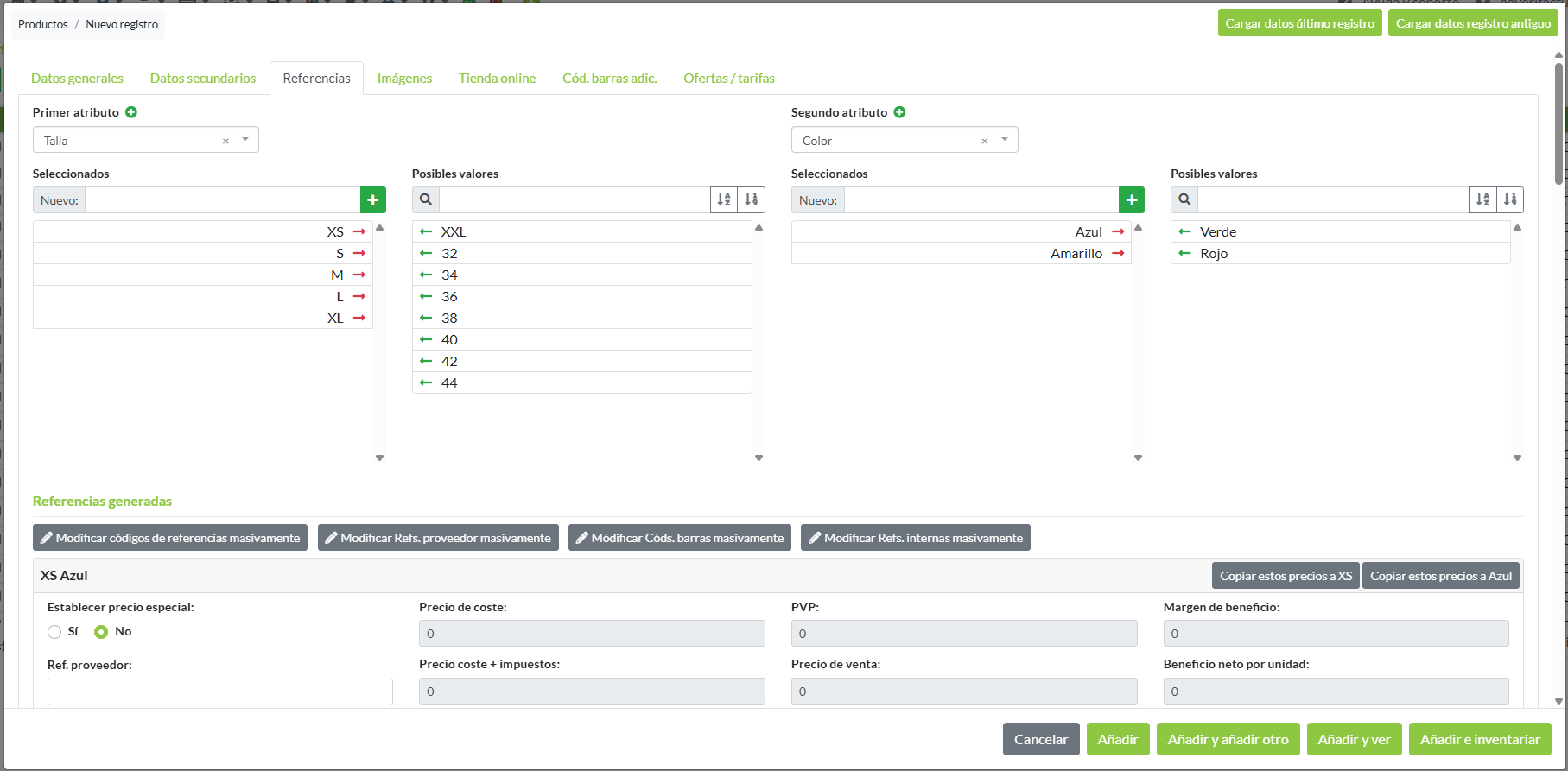 Selección de atributos