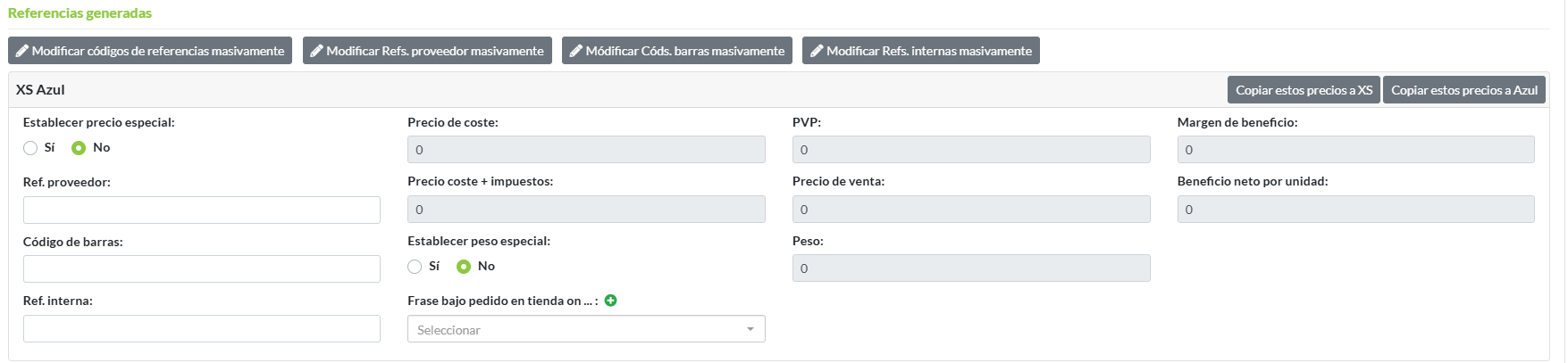 Referencias generadas